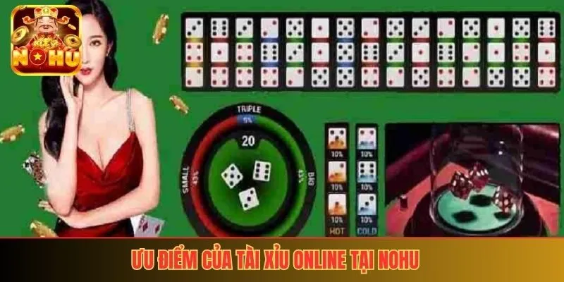 Ưu điểm của Tài Xỉu Online tại Nohu